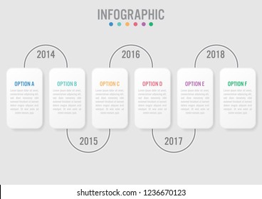 Business infographic labels template with options.Creative concept for infographic.