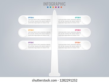 Business infographic labels template.Creative concept for infographic.