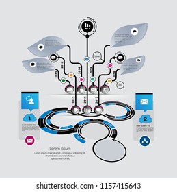 Diseño de infografía empresarial