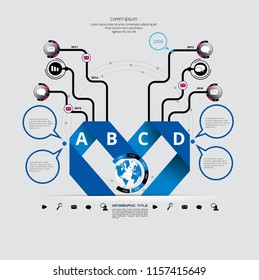 Diseño de infografía empresarial