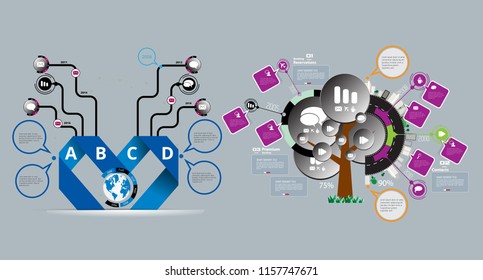 Diseño de infografía empresarial