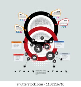 Business infographic layout