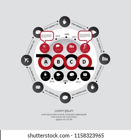 Business infographic layout