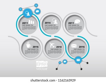 Business infographic layout