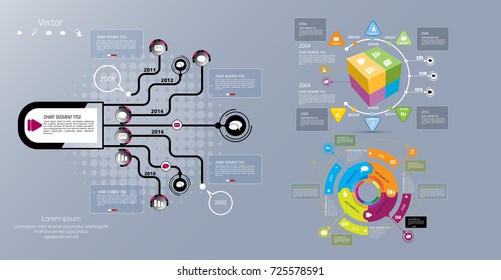 Layout de infográfico comercial