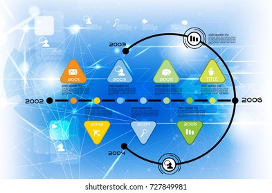 Layout de infográfico comercial