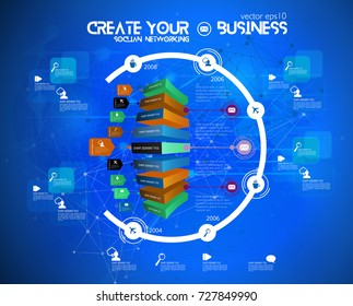 Diseño de infografía empresarial