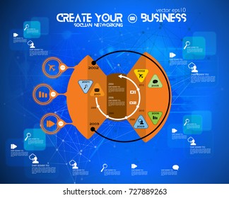 Diseño de infografía empresarial