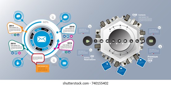 Diseño de infografía empresarial