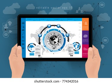 Diseño de infografía empresarial