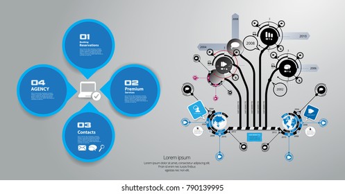 Diseño de infografía empresarial