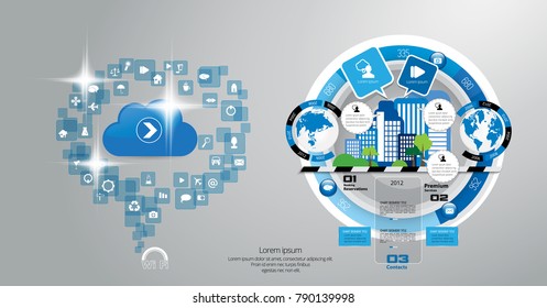 Diseño de infografía empresarial