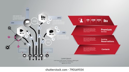 Infografik-Layout