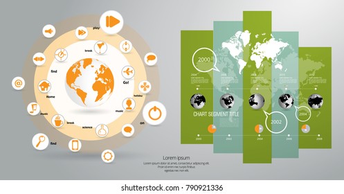 Business infographic layout