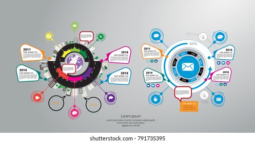 Business infographic layout