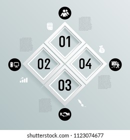 business infographic layout design