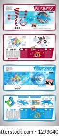 Business infographic layout
Design colorful presentation templates. Vector background