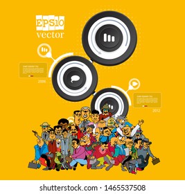 Business infographic layout. Design colorful presentation templates