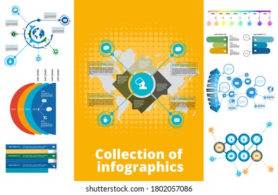Business infographic layout. Design colorful presentation templates