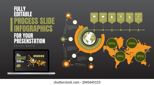 Business infographic layout. Design colorful presentation templates.