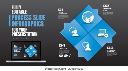 Business infographic layout. Design colorful presentation templates.