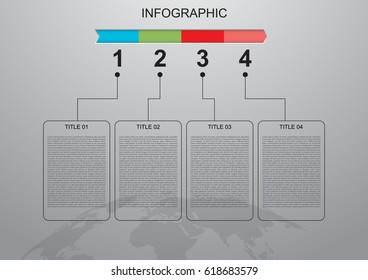 Business infographic layout vector illustration some Elements of this image furnished by NASA