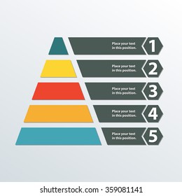 Business Infographic. Marketing and sales template. Colorful vector illustration.