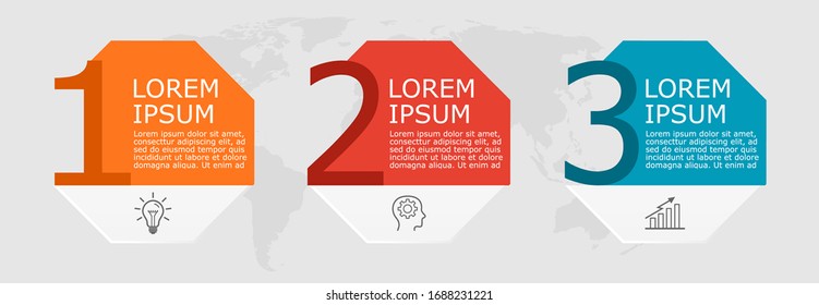 Business Infographic with numbers 3 options. Used for presentation,education,marketing,
project,strategy,learn,creative,growth,stairs,web,text,layout,web,data,idea,diagram,textbox,sign,flow,plan,work.