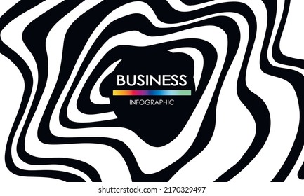 Business infographic. Presentation with elements of graph, diagram with steps, processes. Vector template diagram for creative business concept, banner, workflow layout.