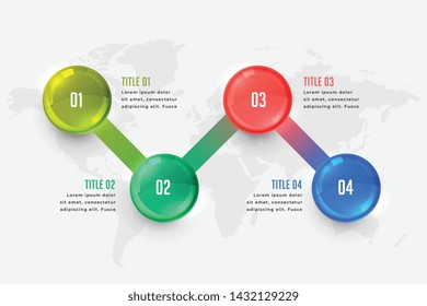 business infographic presentation template design