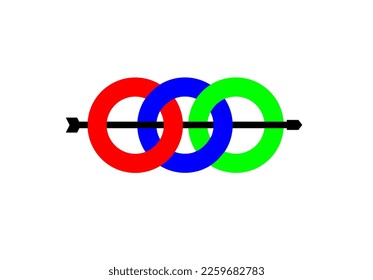 Business-Infografik. Geschäftsprozess. Zirkel Infografik. Vektorgrafik