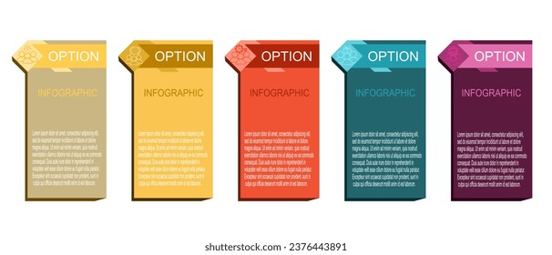 Business-Infografik Prozess-Template-Design mit Icons.Vektorgrafik.