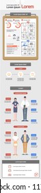 Business infographic template