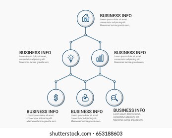 Business infographic template
