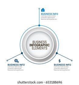 Business infographic template