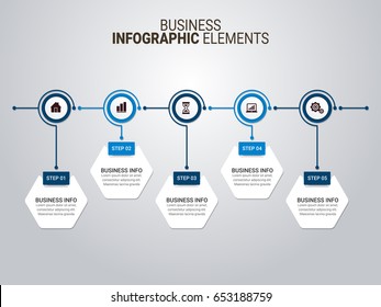 Business infographic template
