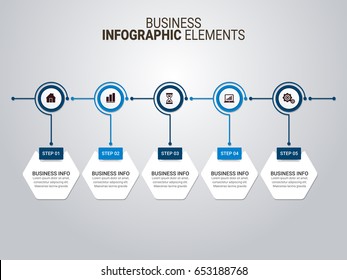 Business infographic template