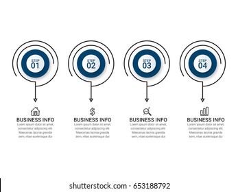 Business infographic template