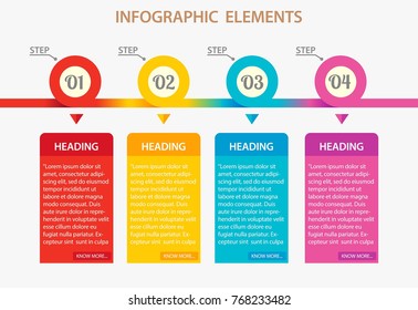 Business infographic template