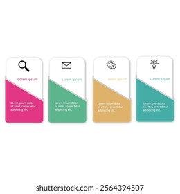 Business infographic template. 3 Step timeline journey. Process diagram, 3 options on white