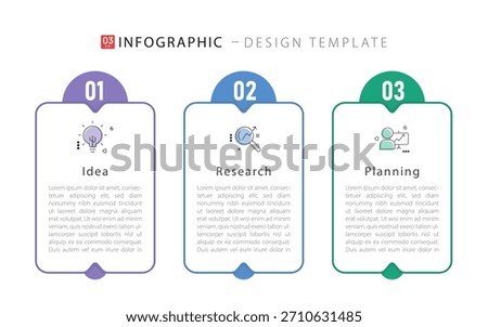 Business infographic template. 3 Step timeline journey. Process diagram, 3 options on white background, Infograph elements vector illustration.