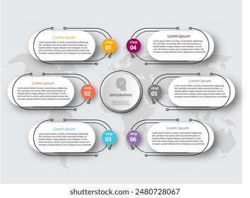 Business infographic template with 4 options can be used for workflow diagram, info chart, web design. vector illustration.	