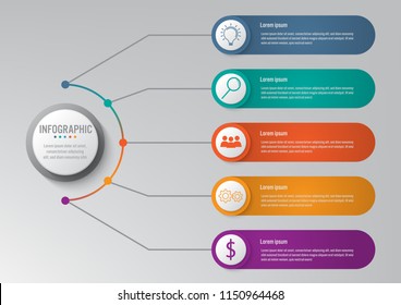 Timeline Infographics Design Vector Marketing Icons Stock Vector ...