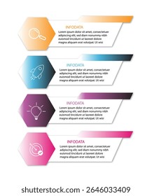 Business infographic template. 5 Step timeline journey. Process diagram, 5 options on white background, Infographic elements vector illustration.