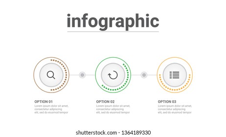 Business infographic template concept with 4 option or process.Vector illustration.