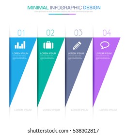 Business  infographic  template  the concept is circle option step with  full color icon can be used for diagram  infograph  chart or  business presentation , Vector design element  illustration