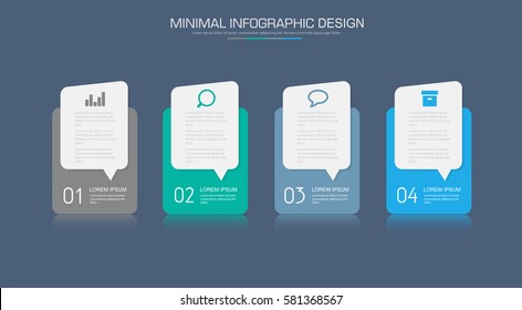 Business  Infographic  Template  The Concept Is Circle Option Step With  Full Color Icon Can Be Used For Diagram  Infograph  Chart  Business Presentation Or Web , Vector Design Element  Illustration