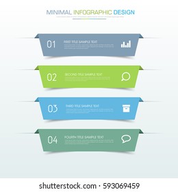 Business  infographic  template  the concept is circle option step with  full color icon can be used for diagram  infograph  chart  business presentation or web , Vector design element  illustration