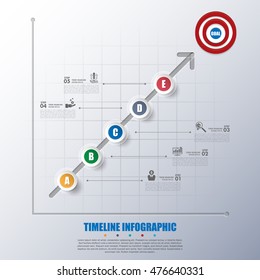 business Infographic Template. Data Visualization. vector illustration.