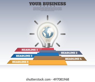 business Infographic Template. Data Visualization. vector illustration.